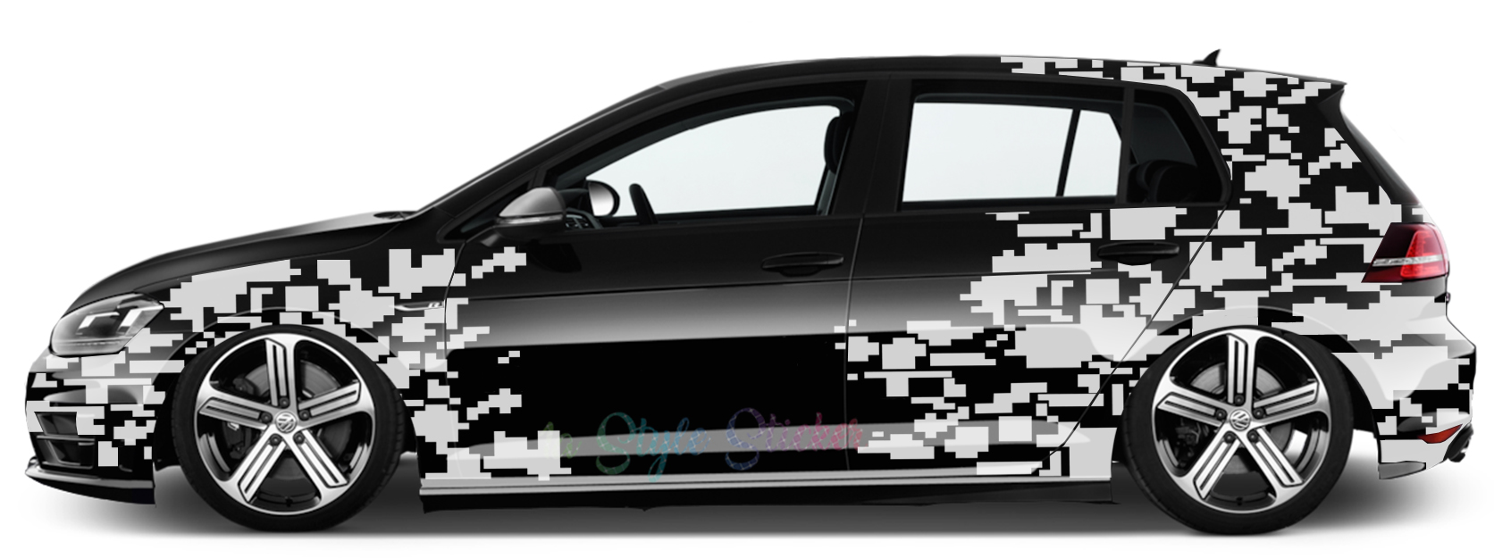 2 ADESIVI LATERALI Per Valigie Vario BMW R1200 - R1250 GS LC Triple - Foto 6